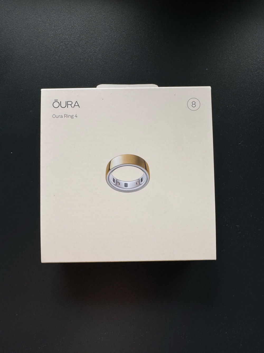 NEW Oura Ring 4 gold size 8